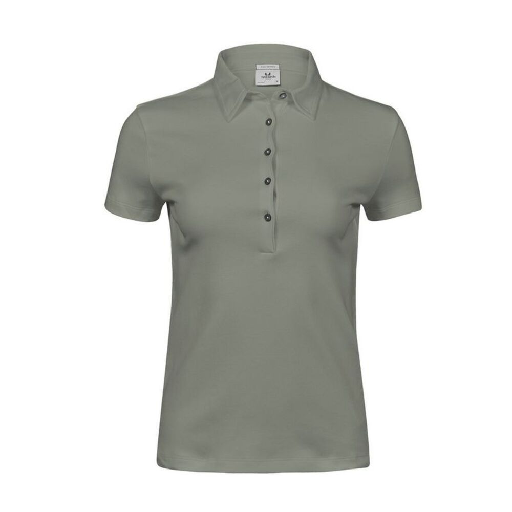 Tee Jays Womens/Ladies Pima Polo Shirt / Sage